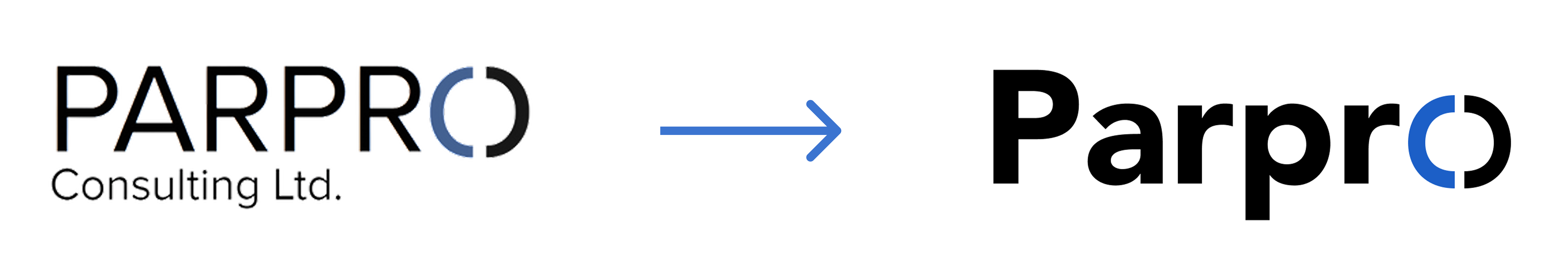 Old logo vs new logo — Parpro